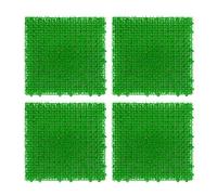 Masyrt Herbe artificielle - 12 x 12 cm - En gazon artificiel - Tapis de piscine - Pour terrasse, balcon, terrasse, sol, jardin (vert #42)
