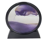 Masyrt Image d'art de sable mouvante, thérapie relaxante, cultiver un sentiment d'art, élégant (violet)