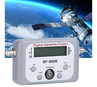 Masyrt Instrument de Recherche de Compteur de Signal Satellite avec écran Lumineux Analogique Audio pour L'alignement de L'antenne Parabolique FTA
