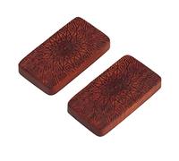 Masyrt Jouet à main anti-tension, avec son clair, aimants et fabrication exquise pour bois de santal rouge, idéal pour l'anxiété et l'anxiété idéale (limité)