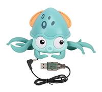 Masyrt Jouet Crabe Poulpe Rechargeable avec Évitement Automatique des Obstacles, Fonctions de Lumière et de Musique - Jouet de Créature Marine Rampant Amusant et Divertissant