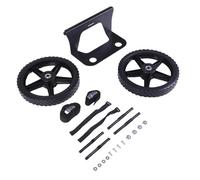 Masyrt Kit de roue de refroidissement universel avec base réglable de 39,4 à 44,5 cm, chariot de 39,4 à 44,5 cm, kit de roues 2 modes de hauteur avec roues de plage silencieuses de 30,5 cm pour