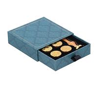 Masyrt Kit de Tampons de Cire à Cacheter, Manche en Bois à 7 Motifs avec Têtes Interchangeables pour Enveloppes, Décoration de Cartes D'invitation (K01-Coffret Vert-Cadeau)