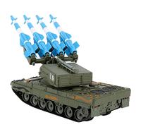 Masyrt Lance-missiles Jouet à tirer sur le véhicule Jouet 1:40 Alliage Véhicule Militaire Char Volant Modèle Merveilleux Cadeau pour