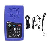 Masyrt Lecteur de livre audio électronique portable à énergie solaire avec plusieurs langues, capacité 4G, idéal pour l'étude de la Bible et la méditation (bleu)