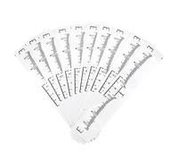 Masyrt Lot de 100 pochoirs jetables pour sourcils - 19 × 4 × 2 - Pochoir de mesure