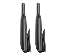 Masyrt Lot de 2 housses de protection pour crayon de menuisier, trou profond, fente anti-glissement, avec couvercle de protection pour le travail du bois, pochette pour une protection efficace (noir)