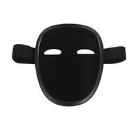 Masyrt Masque lumineux d'Halloween à LED avec reconnaissance des gestes, rechargeable par USB, masque de transformation du visage lumineux RVB pour costume, cosplay, fête
