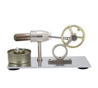 Masyrt Modèle de Moteur Stirling, Jouet éducatif D'expérience Scientifique de Moteur à Combustion Externe pour la Salle de apprentissage de la Physique