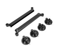 Masyrt Moup de Tasse de Tassement par Satellite Léger Compact Strong Grip Toi Toit Ouvrant Retras de Pare-Brise Mount de Toit de Voiture pour Conduite en VR avec Matériau ABS Noir