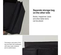 Masyrt Organiseur d'accoudoir de canapé - Sac de rangement en tissu Oxford avec plusieurs poches pour télécommande TV, répertoire téléphonique, café (#5)