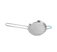 Masyrt Passoire Fine à 60 Mailles en Acier Inoxydable, Tamis à Farine Portable avec Long Manche pour la Cuisine, Tamise Rapidement les Ingrédients Secs, évite les Brûlures, Gagne du (14 cm)