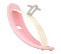 Masyrt Planche à bascule, à bascule, avec siège réglable, appareil d'entraînement d'équilibre pour cheval à bascule, jouet d'activité d'intérieur et d'extérieur pour les tout-petits (rose)