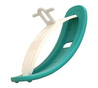 Masyrt Planche à bascule, à bascule avec siège réglable, appareil d'entraînement d'équilibre pour cheval à bascule, jouet d'activité d'intérieur et d'extérieur pour les tout-petits (vert)