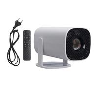 Masyrt Projecteur intelligent, portable, 4K 1080p, prise en charge, WiFi6, BT 5.2, Android 11 Ready, rotation à 180 degrés, idéal pour les films en plein air, compatible avec téléphone et ordinateur