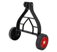 Masyrt Roue Wacker Wacker, Roue Auxiliaire Push Behing String Trim Trimmer Roue avec Roues de Support Réglables et Boucle pour Coupe-Herbe, Adaptée à la Plupart des Tondeuses à Gazon