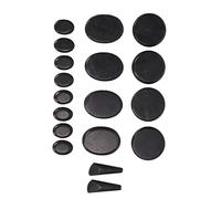 Masyrt Spa Hot Stones Kit de Massage, 18 Pièces Roches Chauffées Thérapie de Relaxation Musculaire Basalte Pierre Chaude avec Boîte Plus Chaude pour Athlètes, Soins à Domicile et Spas (Prise EU 220V)