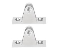 Masyrt Support de charnière en acier inoxydable 316, 90 °, pour bateau à fermeture éclair, miroir poli, viande rouillée, convient pour rivières, océans, 2 charnières supérieures