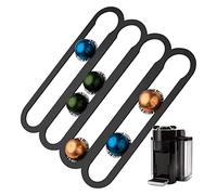 Masyrt Support pour dosettes de café, support de capsules, organisateur de dosettes de café à capsules murales, compatible avec les capsules Vertuo, les murs de cuisine et les