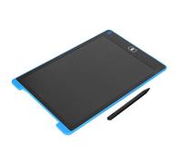Masyrt Tablette D'écriture LCD, Bloc de Dessin, Tableau D'écriture, écran Couleur de 12 Pouces, Protection des Yeux Légère et Portable pour Enfants avec 1 clé, Pile Bouton Transpa (Bleue)