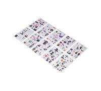 Masyrt Tatouage Temporaire des Autocollants de Dessins Animés Lumineux Multiples, Maquillage du Corps pour les Fêtes D'Halloween