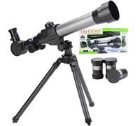 Masyrt Télescopes pour Débutants, Ouverture de 60 Mm (20x-40x) Télescope Réfracteur HD avec Trépied, Télescope Réfracteur Portable pour Enfants Adultes Débutants en Astronomie, Facile à (Couleur