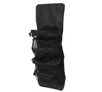 Masyrt Trousses de Maquillage Détachables, Trousses de Maquillage Suspendues Multifonctions 4 en 1 avec Crochet et Boucle, Trousse Cosmétique Pliable pour Les Voyages en Plein Air (Noire)