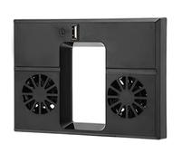Masyrt Ventilateur de refroidissement refroidisseur de console refroidisseur externe 2 ventilateurs USB Plug and Play Contrôle de la température Clip horizontal vertical avec support de chargeur