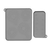 Mat à café en silicone - tapis de station de café antidérapant pour cuisine, coussinet de séchage à plat résistant à la chaleur, comptoir du bar pour le restaurant de crème glacée à la machine à expre