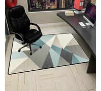Mat à chaise antidérapante pour planchers de bois franc - Protecteur de plancher polyvalent pour Office & Home, 70x100cm, robuste, facile à nettoyer, idéal pour le tapis et les meubles. FANDIAO
