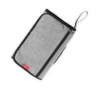 Mat à langer de la couche de voyage, pad à langer à couches portable, Sac d'organisateur pliant pour la couche, Tampons à langer portables compacts pour les parcs, les centres commerciaux, les restaur