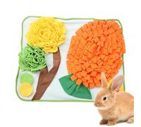 Mat à Lisse de Lapin, Tapis de Lisse pour Lapins,Pad DROING SNUBLUBLE | Traiter Le Distributeur, Petit Jouet de Puzzle pour Animaux de Compagnie pour Les Hamsters de Chiot Chinchillas, Fournitures
