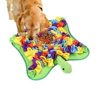 Mat à littoral de chiot, tapis de recherche de chien, Formation de sniff interactive pour les chiens, Jouet d'enrichissement pour animaux de compagnie en forme de tortue, coussinet d'alimentation lent