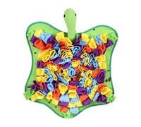 Mat à littoral de chiot, tapis de recherche de chien - Jeu d'alimentation interactive pour l'ennui - Dispensateur pour animaux de compagnie en forme de tortue, coussin d'alimentation lente, jouet d'ac