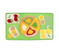 Mat à Littoral pour Chien - Colorful Interactive Chien mâcher Pizza mangeur Lent - Traiter Le Distributeur Alimentaire des Animaux de Compagnie Céditeur de Dents Jouet pour l'exercice