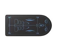 Mat À Rouleau AB - Pad Le Genou D'exercice Sans Glissement, Coussin De Plancher D'entraînement Épais | Protecteur D'isolation Sonore De 7 Mm, Soutien Abdominal Durable Pour Les Hommes Hommes, Accessoi