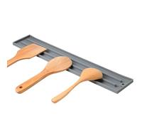 Mat à séchage à vaisselle étroite - Tampon de drainage en silicone compact | Conception de bord résistante au glissement avec canaux de vidange rapides, matériau résistant à la chaleur, pour comptoir