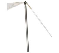 Mât acier - JARDIDECO - Ø 20 mm - 2,70 m - Gris - en 4 pièces