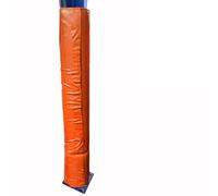 Mât Auto-adhésif Enveloppant avec Fermeture éclair, Rembourrage pour Poteau métallique, Protection pour Porche, Coussin pour mât de Danse/Drapeau (Rouge, diamètre 17,8 cm)