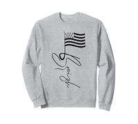 Mât Bretagne France Signature Drapeau Breizh Breton Sweatshirt