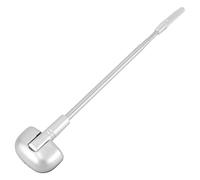 Mât D’antenne Télescopique Trois Sections en Acier Inoxydable pour | Installation Facile, Repère Visuel de Stationnement, Finition Argentée, Adapté aux Voitures et Suv, Conduite Nocturne