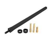 Mât d'antenne de Voiture en Acier Inoxydable Haute résistance 304 mât en Caoutchouc Flexible Durable Remplacement Direct Standard d'origine pour Les modèles 2000 2019 Noir 6,75