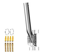 Mât d'antenne Universel pour antennes de télévision/Satellite/Radio/Wi-FI - Support d'installation sur Poteau et Mural réglable (Support en Inoxydable de 30cm)