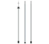 Mât de bâche télescopique avec longueur de 102 260 cm Aluminium