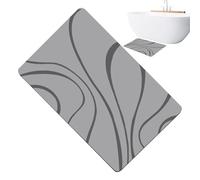 Mat de bain des toilettes - tapis absorbant rapide et absorbant confortable | Tapis modéré non glissant, sols de sol de douche lavables, pour la cuisine de la baignoire décorate de l'appartement utili