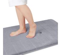 Mat de bain en mousse a memoire de mousse Yimobra grande taille 55,1 x 24 pouces de super et confortable absorption d'eau non glissee epaisse epa