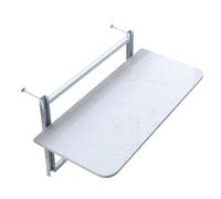 Mât de Balcon Réglable Pliable Balustrade Table de Patio Multifonctionnel pour Extérieur Idéal pour Jardins, Terrasses et Promenades