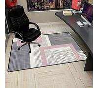 Mat de chaise de bureau antidérapant pour planchers de bois franc - protecteur de plancher polyvalent, 70x100cm pour la maison et le bureau, facile à nettoyer, anti-rayures, idéal pour la protection