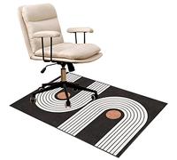Mat de chaise de bureau pour les planchers de moquette à tas moyen à bas niveau Protégeurs de sol pour chaises roullantes Mat de chaise de bureau pour plancher du plancher de bois franc de chaise de