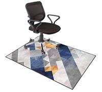 Mat de chaise de jeu de bureau premium pour planchers de bois franc - tapis de chaise de bureau antidérapante pour chaises roulantes - tapis de protecteur de plancher pour la maison et le bureau -